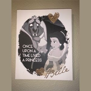 Beauty and the Beast Canvas Wall Art